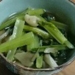 中華プチ副菜☆ちんげん菜とエリンギのトロトロ煮